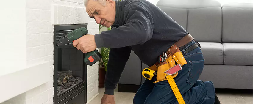 New Indoor Fireplace Installation in Norton Shores, Michigan